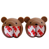 Ktyssp Round Cartoon Animal Child Safety Edge Corner Pad Anti Crash (Coffee)