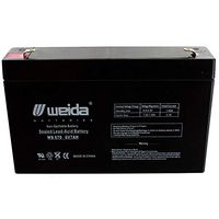 New 6V 7Ah SLA Battery WB670 Replaces UB670, D5734, PS670, NP7-6 USA