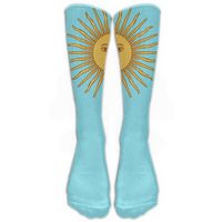 Argentina Flag Sun Sky Blue Classics Stockings Long Tube Socks, Great Quality Sports Socks Perfect Gifts for Women Girls Friends Family One Size 1 Pair by Uxjam