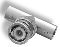 Amphenol 112461 BNC Tee Adapter, Jk-Pl-Jk, 50 Ohm Impedance, 4Hz Max Frequency