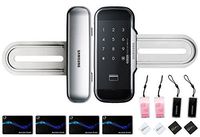 Samsung SHS-G510 Digital Glass Door Lock for Double Doors, 6 KeyTags, English Manual