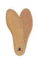 KAPS PECARI Cork Premium Shoe Insoles Made of Top Quality Vegetable Tanned Sheepskin Leather and Natural Cork, Elegant and Comfortable, All Sizes (40 EUR/US 9 Women)