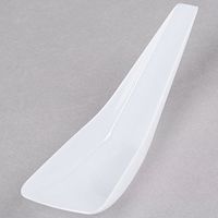 Tiny Temptations 6505-WH 5" Tiny Tensils Disposable White Plastic Spoon - 200/Case By TableTop King