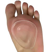 Hyjinx Ball of Foot Cushions (Self-Sticking & Re-Usable) Metatarsal Cushions Great for Heels 1 Pair