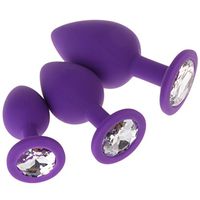 Eyessssty Silicone Smooth Beginner ÁnÁles Exercise Set, 3 Pieces/Set of Soft Plug Toys, Multiple Size