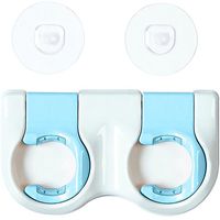 Mop Organizer Holder Mop and Broom Holder Wall Mounted Mop Organizer Holder Brush Broom Hanger Mop Racks Universal Kitchen Storage Tool Hanging Mop Organizer - 2 Hooks (C)