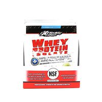 Bluebonnet Nutrition Extreme Edge Whey Protein Isolate Powder, Grass Fed Cows, 26 Grams of Protein, No Sugar Added, Non GMO, Gluten Free, Soy Free, Kosher Dairy, 7 Count, 7 Servings, Vanilla Flavor