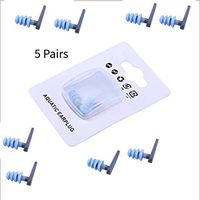 5 Pairs Noise Cancelling Hearing Protection Earplugs for Concerts Musician Motorcycles Reusable Silicone Ear Plugs