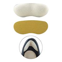 Heel Grip for Women/Men Self-Adhesive Heel Cushion Inserts Prevent Heel Slipping, Rubbing, Blisters Heel Sticker for Shoes too Big Shoes filler Heel Liner for Leather and Running Shoes 6Pieces (Beige)