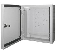 12X10X6 STEEL ENCL SOLID DOOR & KEY LOCK