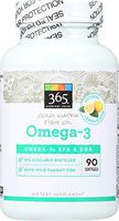 365 Everyday Value, Omega-3, Lemon Flavor, 90 ct
