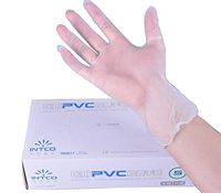 Disposable Vinyl Gloves, 100 Size Small Non Sterile, Powder Free, Latex Free - Medical Examination Gloves, Cleaning Supplies, Kitchen and Food Safe - Ambidextrous - by Turba Medical