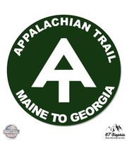 GT Graphics Appalachian Trail Maine to Georgia - 12" Vinyl Sticker Waterproof Decal