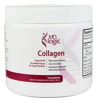 Hydrolyzed Collagen Powder | Types 1 & 3 | with Biotin for Hair, Skin & Nails | Tangerine Flavor