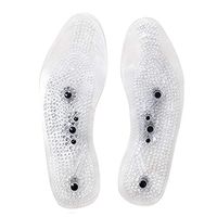 DOINSHOP Acupuncture Foot Massage Insoles-Health Foot Magnetic Therapy Massage Insoles Shoe/Boots Pads for Men Women (Multicolor, Men 30cm)