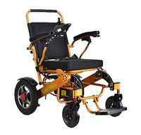 Electric Wheelchair, 2020 New Folding Remote Travel Light Adult Wheelchair, Air Travel Safety Electric Wheelchair, Heavy Electric Wheelchair (Seat Width 19")