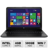 HP 250 G4 N2S70UT#ABA Laptop (Windows 7 Pro, Intel Core i5-5200U, 15.6" LED-Lit Screen, Storage: 500 GB, RAM: 4 GB) Black
