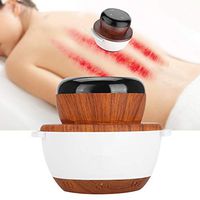 Jacksking Moxibustion Instrument, 3 in 1 Moxibustion Scraping Cupping Smokeless Fumigation Warm Moxibustion Instrument