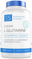 Essential Stacks Clean L-Glutamine Powder - Designed for Optimal Gut Health - Pure Unflavored L-Glutamine Powder That Mixes Easily & Has No Odor