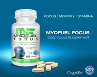MyoFuel Focus - Daily Focus Supplement - Focus, Memory, Stamina - Whole Green Coffee Powder (WGCP), Citicoline, Huperzine A, 60 Tablets Per Bottle