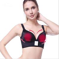 GCCGCC Electric Breast Enhancement Instrument Increase Breast Massage Hot Compress Wireless Charging Dual-use Chest Massager [Energy Class A]