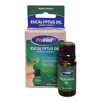 Provent Eucalyptus Oil, All Natural Topical and Aromatherapy Essential Oil, Therapeutic Grade, Beneficial for Breathing and Congestion, Helps Relax and Used as a Diffusion .3 Fl Oz.