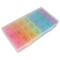 7 Day Pill Organizer, Weekly Medicine Organizer