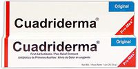 Cuadriderma Cream | First Aid Antibiotic Ointment for Wound Care Protection for Minor Cuts, Scrapes, and Burns; 1 Oz