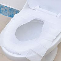 ️ Yu2d ❤️❤️ ️10pcs Toilet Seat Covers Paper Travel Biodegradable Disposable Sanitary