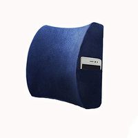 SPLY DTEM Memory Foam Back Support Pad - Designed for Back Pain Relief - Waist Pillow with Advanced Adjustable Strap - Hypoallergenic Ventilation - Relieves Lumbar Pain.