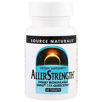 Source Naturals AllerStrength Fast-Acting Seasonal Immune Support - Highly Bioavailable Quercetin - 60 Tablets