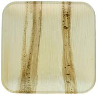 Natural Disposable Palm Leaf Plates - 30 Pack 10 inch - Perfect eco plates for dinner parties- Eco-friendly Elegant Wooden Dinnerware for Weddings