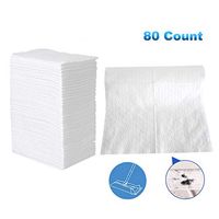 UKEENOR Dry Mop Refills Sweeper Disposable Dusting Cloths Dry Sweeping Refills Dry Duster Cloths Mop Pads Floor Cloth Refills Electrostatic Cloths 80 Count