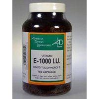 Vitamin E 1000 IU 100 gels by American Dietary Labs