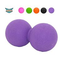 Peanut Massage Ball by ZSZBACE- Double Lacrosse Ball for Myofascial Release& Trigger Point- Used for Sore Muscles, Pressure- Self Massage Balls (Green)