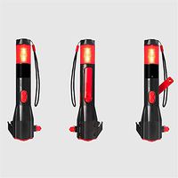 FLOGZONE Multi-Function Emergency Hand Crank Power car Safety Hammer Fire Safety Hammer Light Flashlight