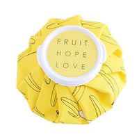 Anytec Cute Printed Reusable First Aid Ice Pack Insulated Hot Water Bag or Ice Bag Cold Compress Treatment for Fevers, Injuries, Sports Recovery, Pain Relief (Banana)