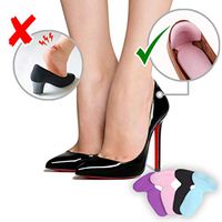 Wffo 1 Pair High Heel Shoes Pad Super Soft Insoles Comfortable Feet Cushion Protector Care-Heel Cushion Inserts Shoe Pads for Women (B)