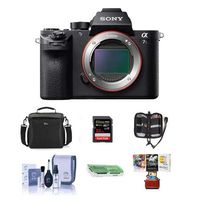 Sony Alpha a7S II Mirrorless Digital 4K Camera, Bundle with Camera Bag, 32GB SDHC U3 Card, Cleaning Kit, Memory Wallet, Card Reader, Mac Software Package