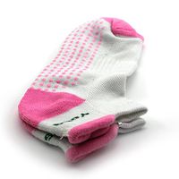 HuntGold 1 Pair Women Professional Short Yoga Hosiery Non Slip Excise Massage Ankle Socks Stockings(pink)