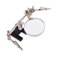 Loupe Desktop Illumination Magnifier 3X HD Lens for Book Reading Jewelry Identification Watches DIY Crafts Engraving and Restoration 60mm Magnifying Glass
