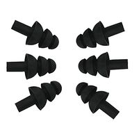 lasenersm 3 Pairs Soft Silicone Earplug Flexible Ear Plugs for Swimming or Sleeping, (6 Colors,Color Random Shipping)