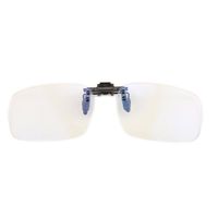 Gudzws Clip on Anti Blue Light Filter Glasses UV Blocking Anti Eye Strain Unisex