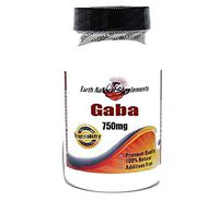 GABA 750mg * 200 Capsles 100% Natural - by EarhNaturalSupplements