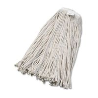 UNISAN Cut-End Wet Mop Head, Cotton, 32 Size, White