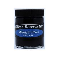 Private Reserve Fast Dry Ink Midnight Blues 66ml Bottled Ink - PR-15F