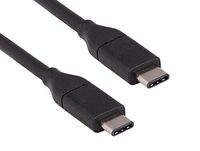 Cable Leader USB 3.1 Gen 1 Type C Male to Type C Male Cable 5G 3A, Black (1 Meter)