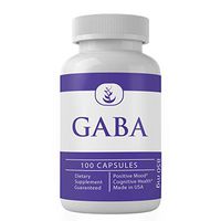 GABA (Gamma Aminobutyric Acid), 100 Capsules, 850 mg Serving, Made in USA & Lab-Tested for Purity, No Additives or Fillers, Lab-Tested for Potency, Satisfaction Guaranteed