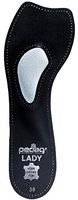 Pedag Lady | 3/4 Ultra Thin Leather | Self Adhesive Insole for All Heels | Color Black | Women's (W9)