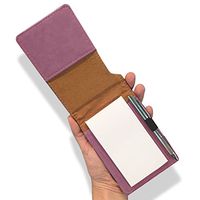 Mini Notepad, Hibiscus Flower 1, Personalized Engraving Included (Pink)